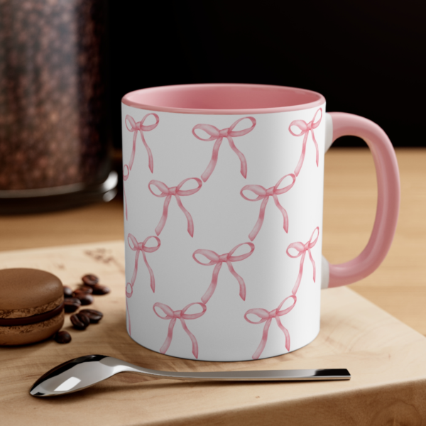 Pink Bows Cute Coffee Mug 4